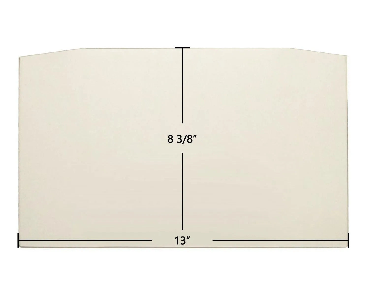 Pleasant Hearth HWS-224172MH Ceramic Glass Panel – 13" x 8 3/8" (Fits WS-2417, HWS-224171, PH1200WS) - Total Hearth