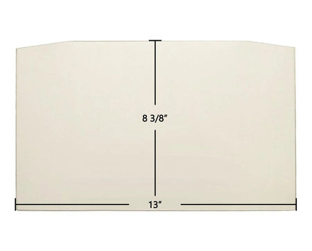 Pleasant Hearth HWS-224172MH Ceramic Glass Panel – 13" x 8 3/8" (Fits WS-2417, HWS-224171, PH1200WS) - Total Hearth