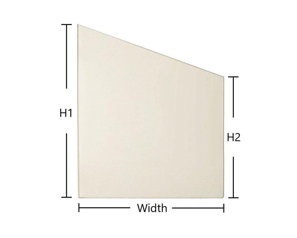 Ceramic Glass - Sloped Rectangle - Total Hearth