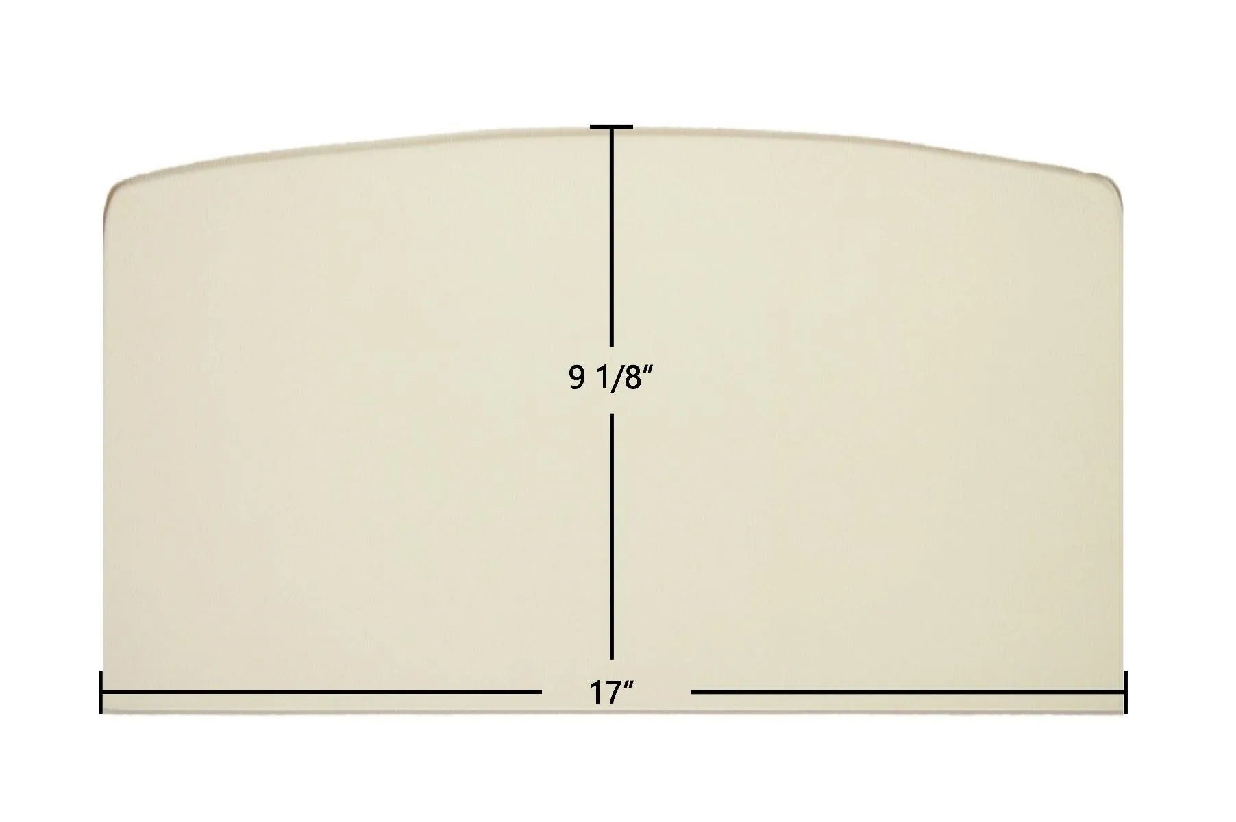 Quadra-Fire Ceramic Glass Panel – 17" x 9 1/8" (Fits 1100-I, 1800, 1900, 2700-I, 27-I ACC, 5100-I, 5100-I ACC, 5100-I ACT | Part 7000-011) - Total Hearth