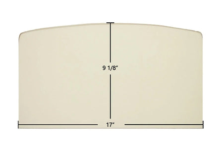 Quadra-Fire Ceramic Glass Panel – 17" x 9 1/8" (Fits 1100-I, 1800, 1900, 2700-I, 27-I ACC, 5100-I, 5100-I ACC, 5100-I ACT | Part 7000-011) - Total Hearth