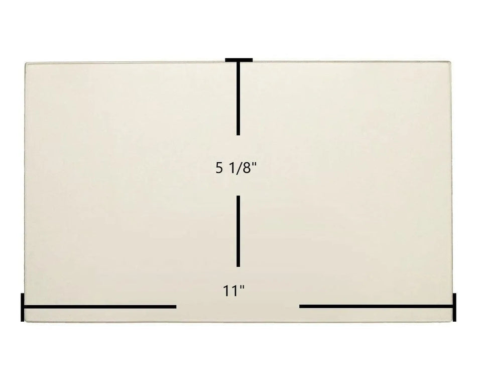 Quadra-Fire Classic Bay Side, 1200, 1200-I Replacement Glass – 11" x 5 1/8" (Part #510-5410) - Total Hearth