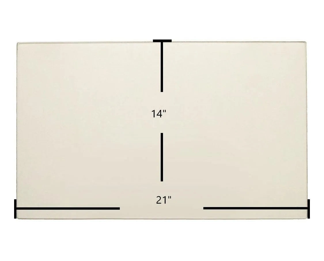 Quadra-Fire Edge 60 Pellet Stove Ceramic Glass Panel – 21" x 14" (Part 7034-023) - Total Hearth
