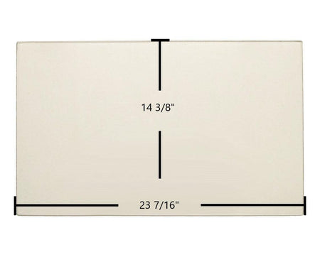 Quadra-Fire Topaz Ceramic Glass Panel – 23 7/16" x 14 3/8" (Part 7011-015) - Total Hearth