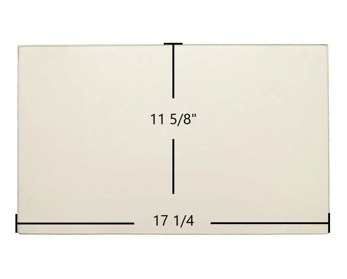 Quadra-Fire Ceramic Glass Panel – 17 1/4" x 11 5/8" (Fits Santa Fe, Castile B-FS, Castile Insert, Santa Fe Insert | Part 7001-038) - Total Hearth
