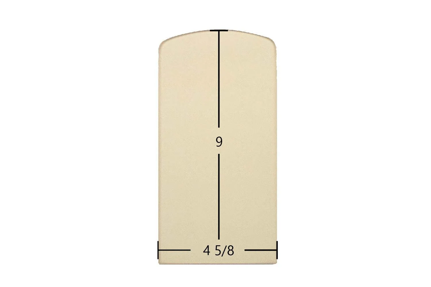 Quadra-Fire 800, 100I, 5100I, 5100IACT, 5100I Pre ACT Side Glass – 4 5/8" x 9" (Part #832-2000) - Total Hearth