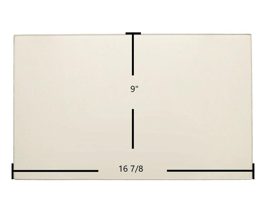 Quadra-Fire 2700-I ACC Ceramic Glass Panel – 16 7/8" x 9" (Part 7046-21) - Total Hearth
