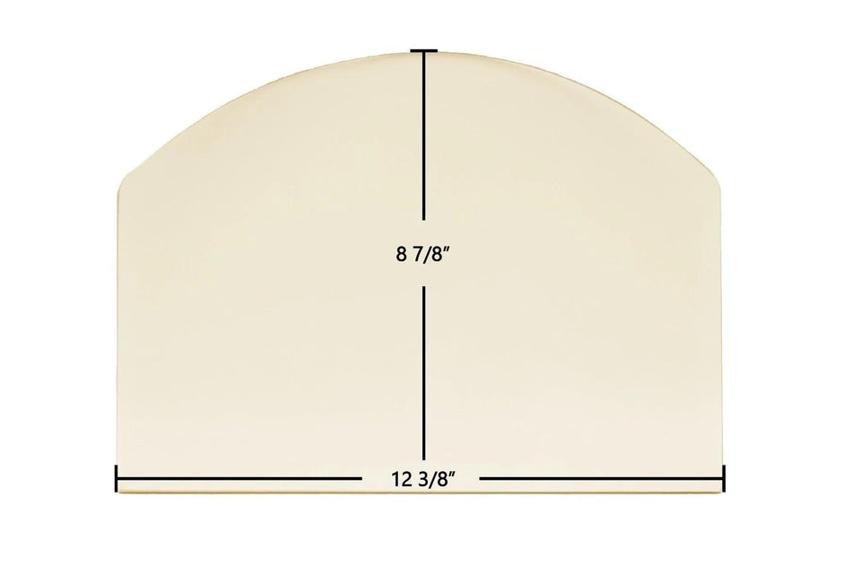 Reading The Allegheny RS-96S Ceramic Glass Panel – 12 3/8" x 8 7/8" - Total Hearth
