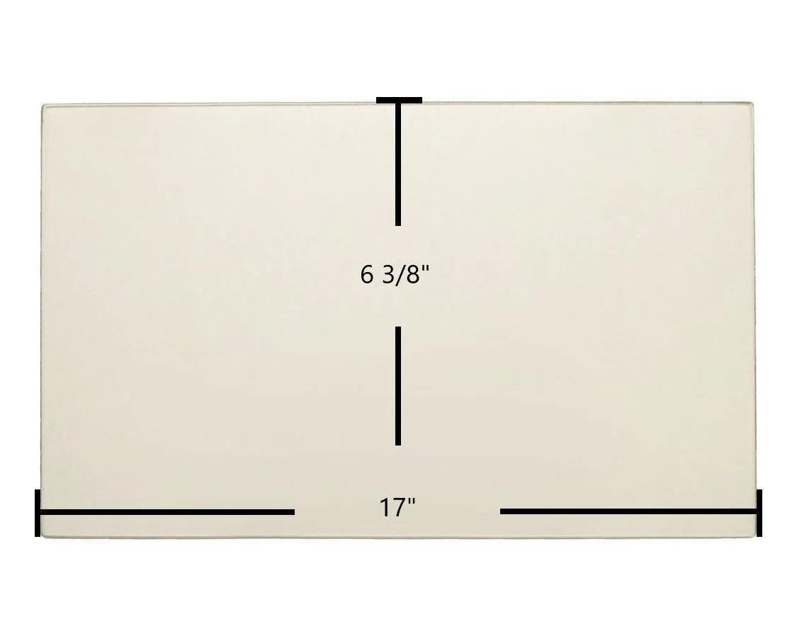 Regency Ceramic Glass Panel – 17" x 6 3/8" (Part 940-942) - Total Hearth