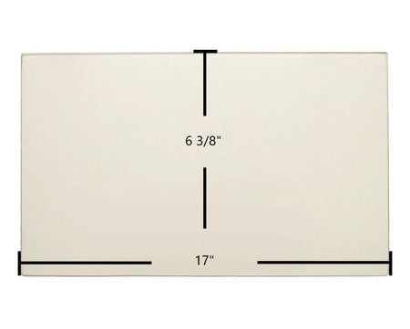 Regency Ceramic Glass Panel – 17" x 6 3/8" (Part 940-942) - Total Hearth