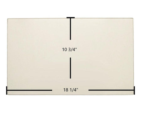 Regency HI200 Ceramic Glass Panel – 18 1/4" x 10 3/4" (Part 940-356) - Total Hearth