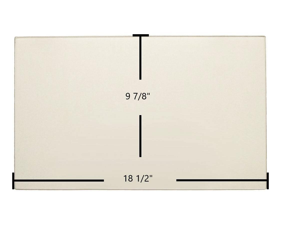 Regency R6 Ceramic Glass Panel – 18 1/2" x 9 7/8" (Part 846-304) - Total Hearth
