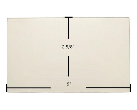 Regency GF55, GFI55 Side Glass – 9" x 2 5/8" (Part #GF55-028) - Total Hearth