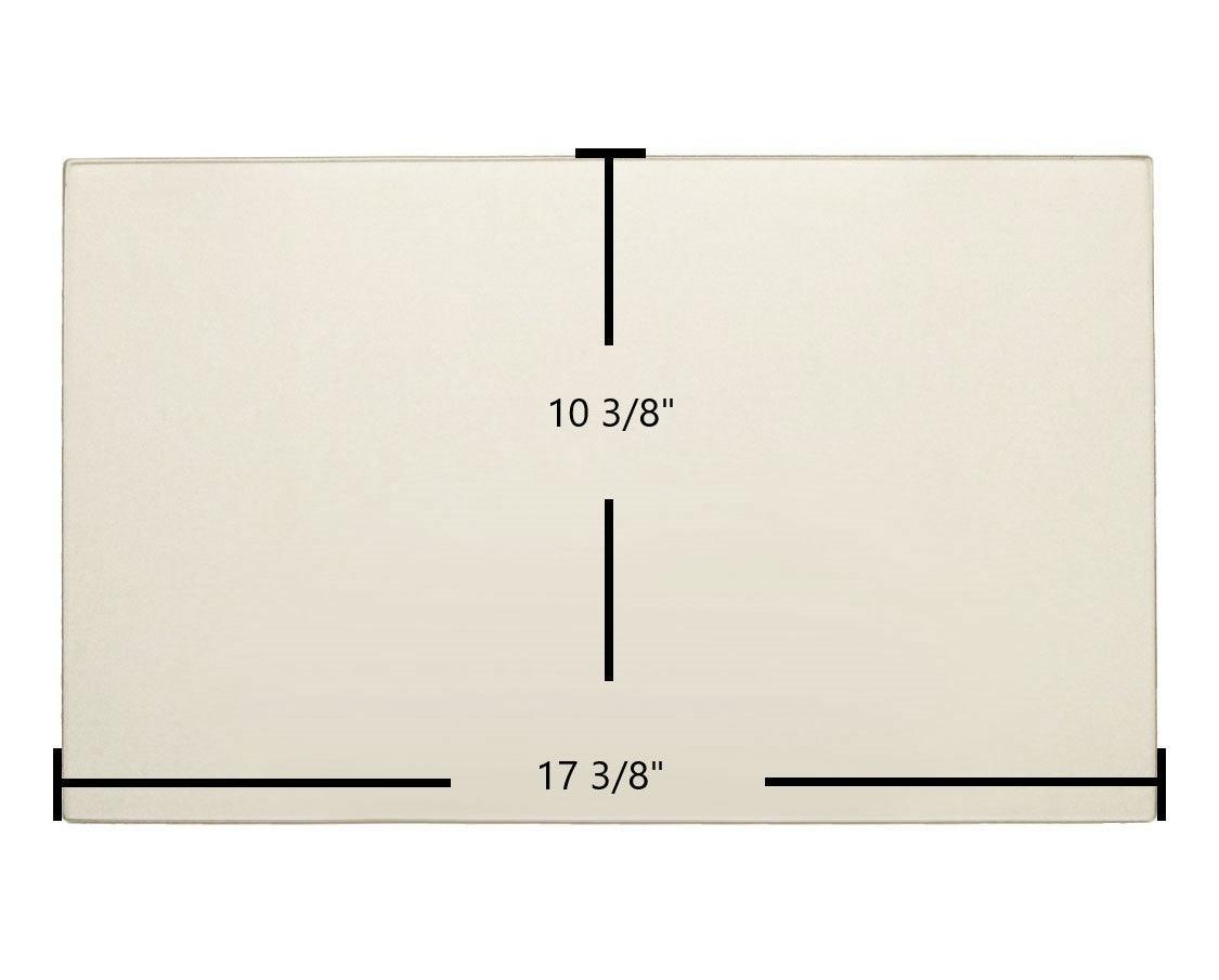 Regency Ceramic Glass Panel – 17 3/8" x 10 3/8" (Part 740-313) - Total Hearth