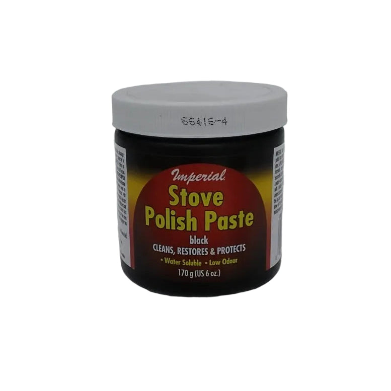 Stove Polish Paste – 6 oz | KK0059 | Non-Toxic Black Paste for Cast Iron & Steel Stoves | Imperial Manufacturing