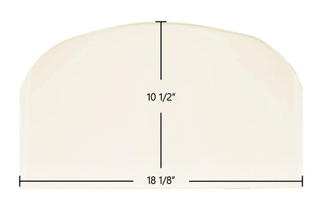 Saey 74 Glass Panel – 18 1/8" x 10 1/2" High-Temperature Ceramic Replacement - Total Hearth