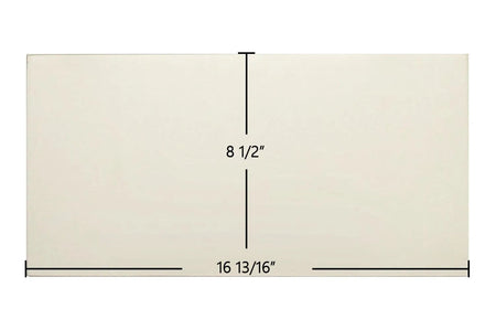 Saey Hannover I Glass Panel (8780040580) – 16 13/16" x 8 1/2" High-Temperature Ceramic Replacement - Total Hearth