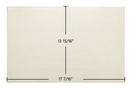 Saey Scope Glass Panel (8770001100) – 17 7/16" x 13 15/16" High-Temperature Ceramic Replacement - Total Hearth