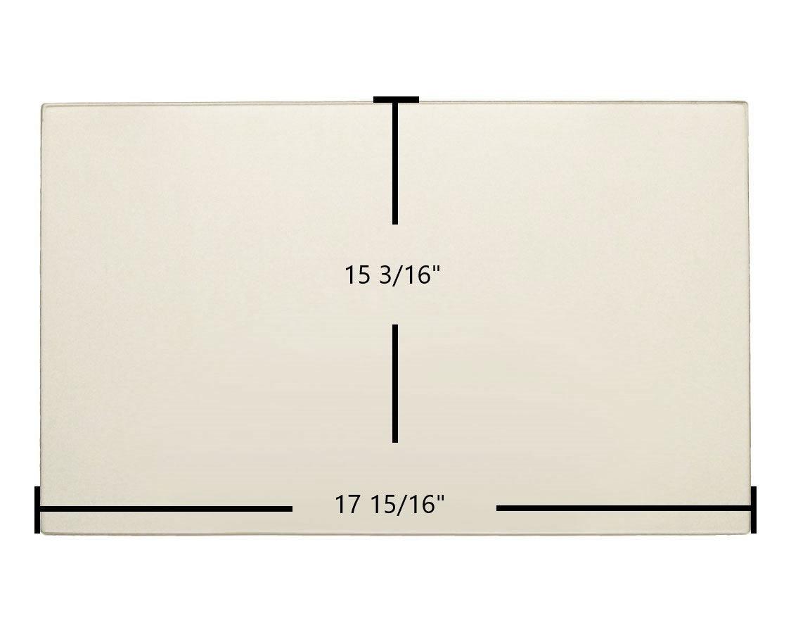 Scan Andersen 10 Glass Panel – 17 15/16" x 15 3/16" High-Temperature Ceramic Glass Replacement - Total Hearth
