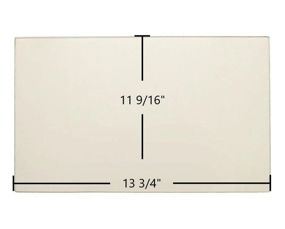 Scan Andersen 4 Glass Panel – 13 3/4" x 11 9/16" High-Temperature Ceramic Replacement - Total Hearth