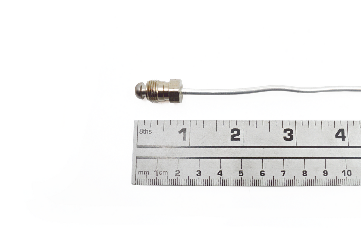 18-Inch PSE Pilot Tubing, Silver/Brass Nuts, 250-02766 / W010-0586 - product view 2