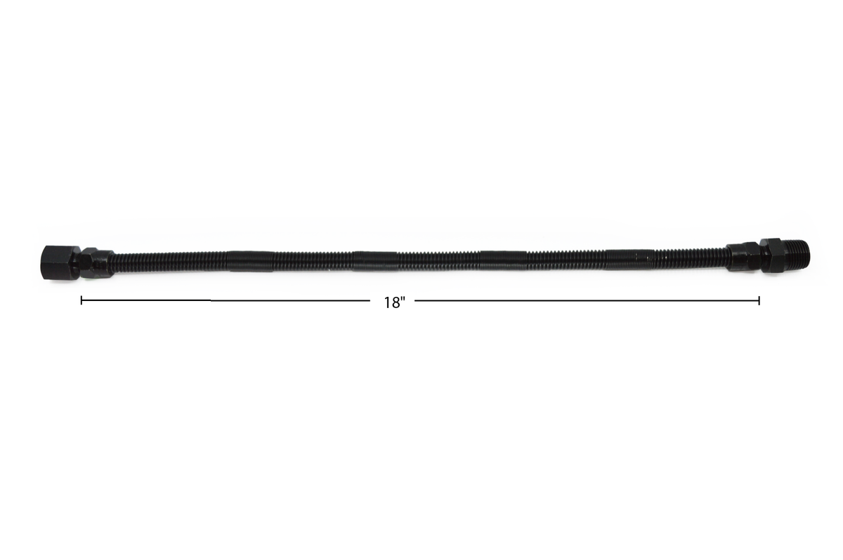 Dante 18-Inch Whistle-Free Gas Flex Hose, 3/8-Inch Flare - product view 3