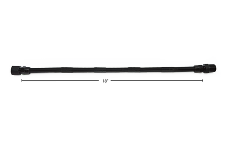 Dante 18-Inch Whistle-Free Gas Flex Hose, 3/8-Inch Flare - product view 3