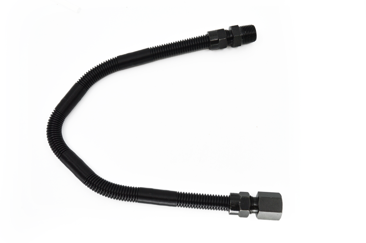 Dante 18-Inch Whistle-Free Gas Flex Hose, 1/2-Inch Flare - product view 2