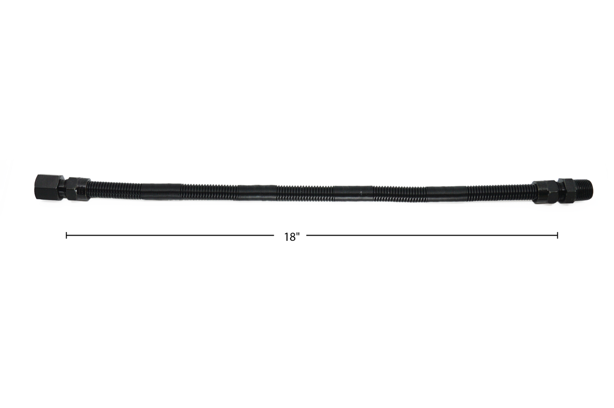 Dante 18-Inch Whistle-Free Gas Flex Hose, 1/2-Inch Flare - product view 3
