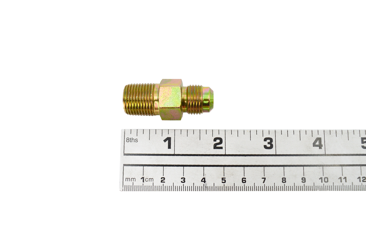 Dante Steel Flare Fitting, 3/8-Inch OD Flare x 3/8-Inch MIP - product view 2
