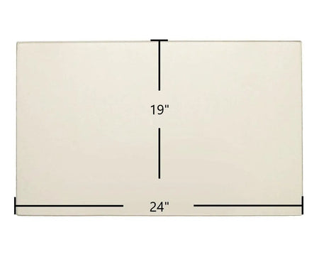 Supreme Astra 34CF / 34TD Glass Panel (PYRO-24-190) – 24" x 19" High-Temperature Ceramic Replacement - Total Hearth