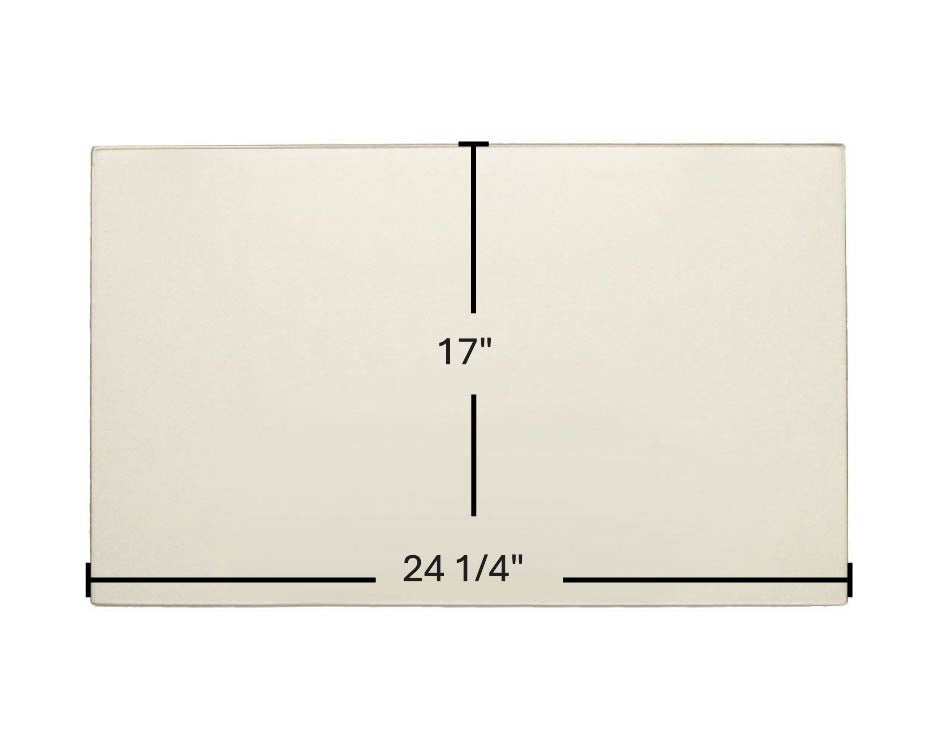 Supreme Ceramic Glass Panel | 24.25" x 17" | Part #PYRO_24.25X17
