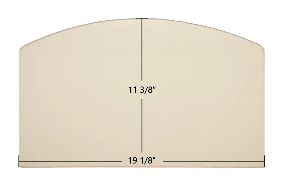 Surdiac Bayard 32 Ceramic Glass Panel – 19 1/8" x 11 3/8" Archtop - Total Hearth