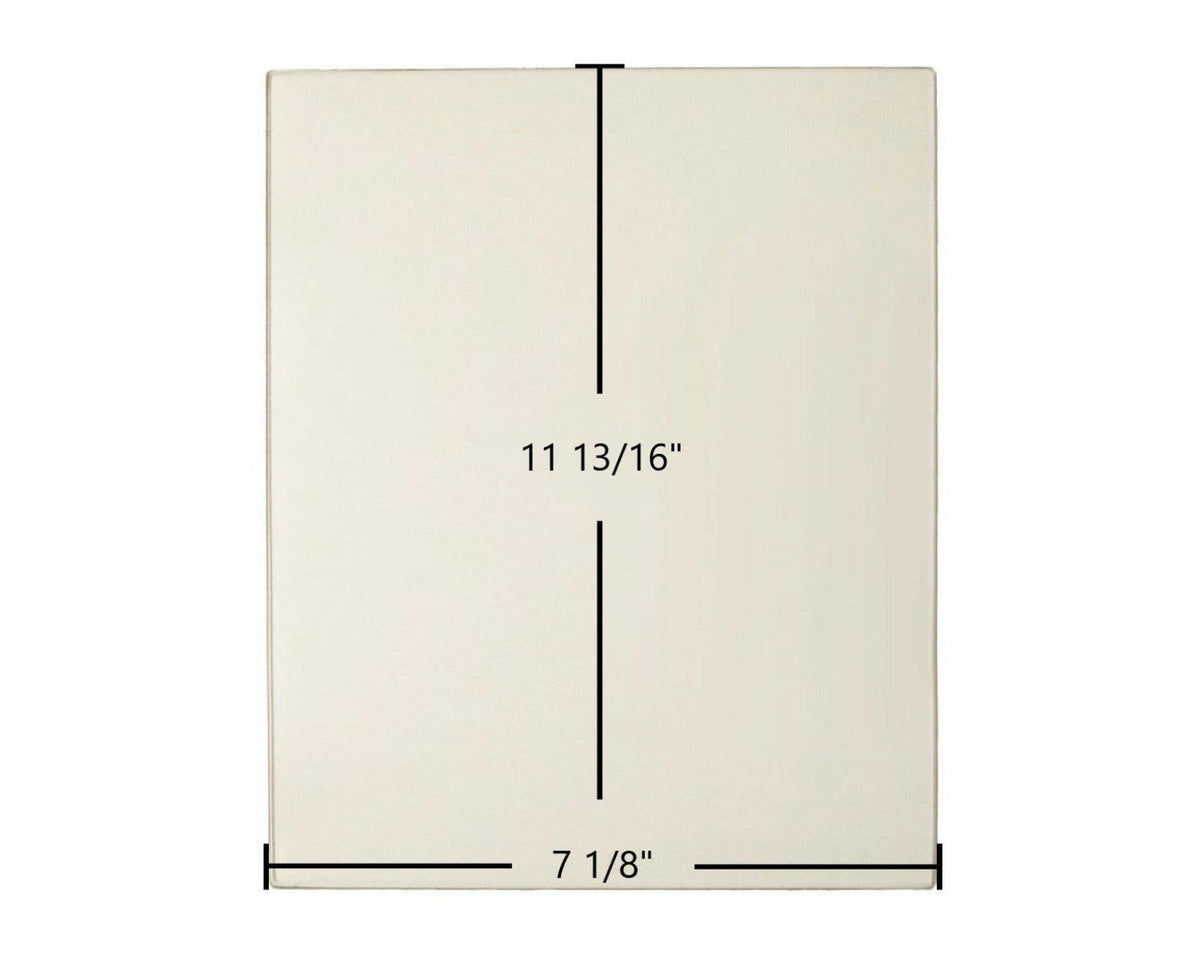 Thelin Parlour Ceramic Glass Panel (00.0030.0003) – 7 1/8" x 11 13/16" - Total Hearth