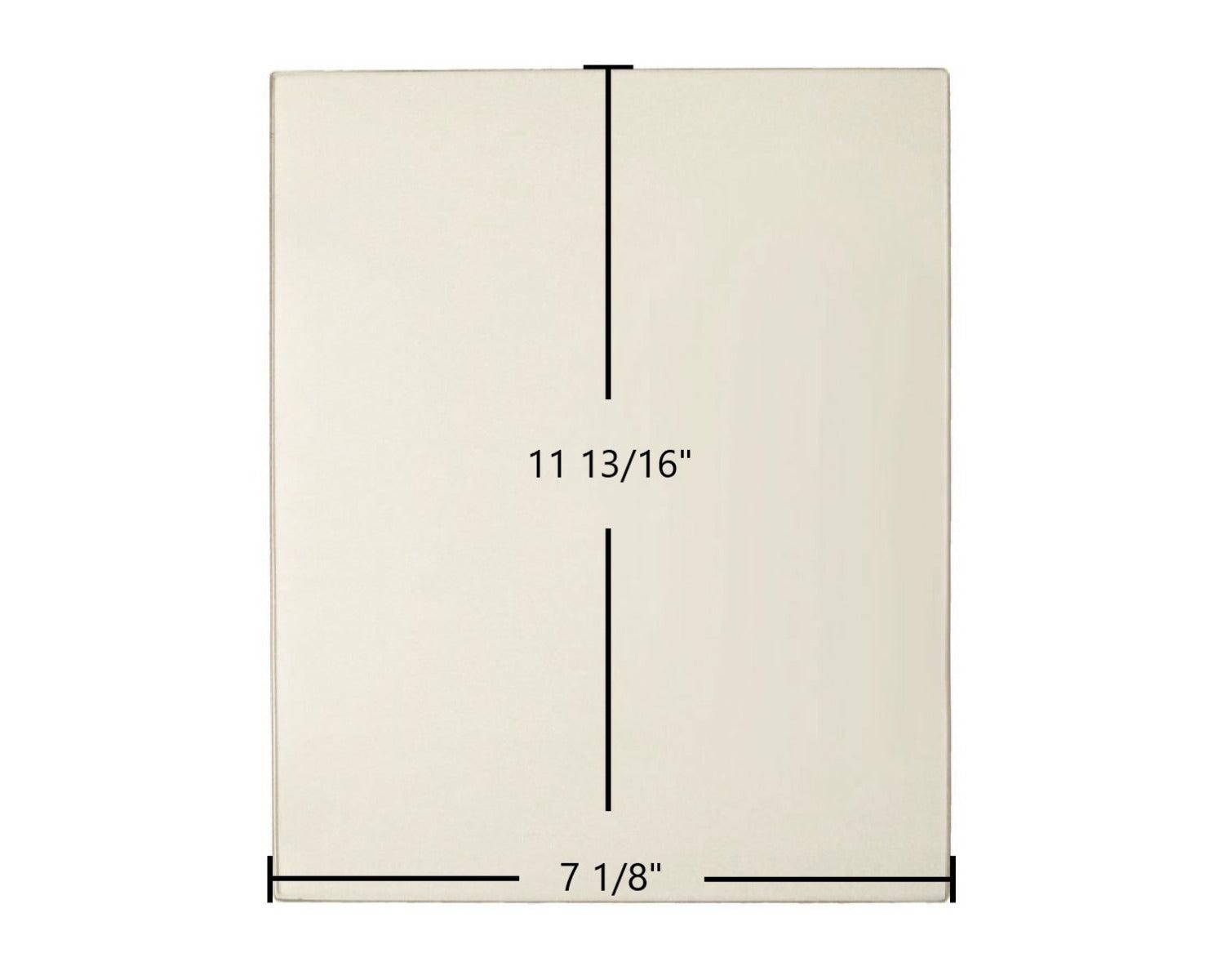 Thelin Parlour Ceramic Glass Panel (00.0030.0003) – 7 1/8" x 11 13/16" - Total Hearth