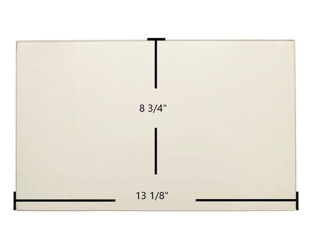 Treemont 7GT2-ND Ceramic Glass Panel (7GT2-ND) – 13 1/8" x 8 3/4" - Total Hearth