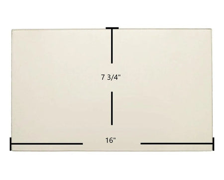 Treemont Ceramic Glass Panel – 16" x 7 3/4" - Total Hearth