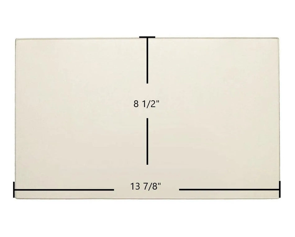 Pacific Energy Vista Glass (2005 & Newer) Ceramic Panel (13 7/8" x 8 1/2") – Replaces CUSPA501 / 800000154 / DR16.208201 - Total Hearth