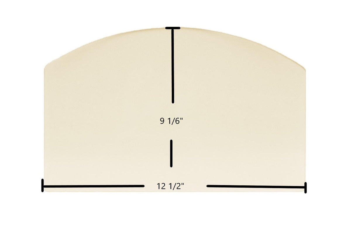US Stove 5440 Ceramic Glass Panel (88708) – 12 1/2" x 9 1/16" - Total Hearth