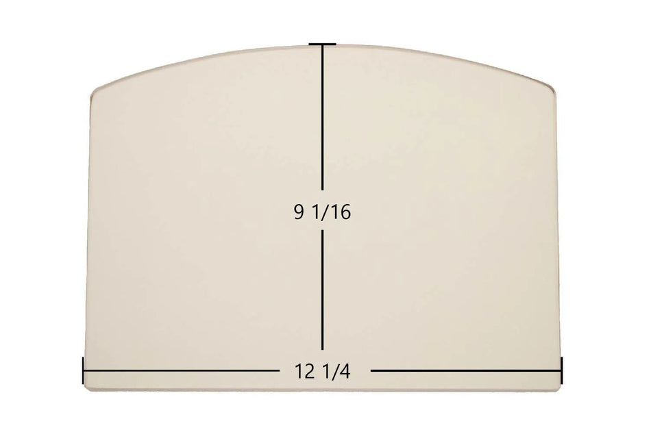 American Harvest Multi-Fuel Furnace 6100, 6500 Archtop Replacement Glass – 12 1/4" x 9 1/16" (Part #890153) - Total Hearth