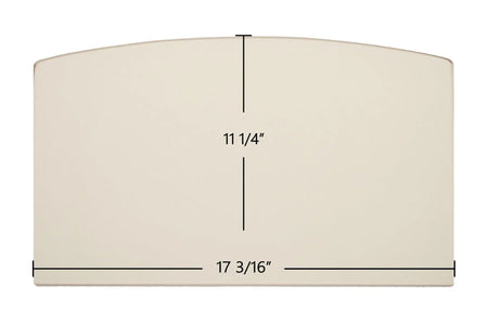 US Stove 2000E, 2500E / Breckwell SW180, SW740 / Ashley AW180, AW740, AW2020E, AW2520E Archtop Ceramic Glass Panel (892204) – 17 3/16" x 11 1/4" - Total Hearth