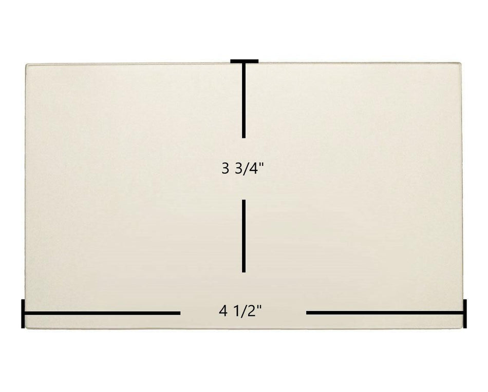 Vogelzang TR008 Durango (VG150) Replacement Glass – 4 1/2" x 3 3/4" (Part #08-46 / 892544) - Total Hearth