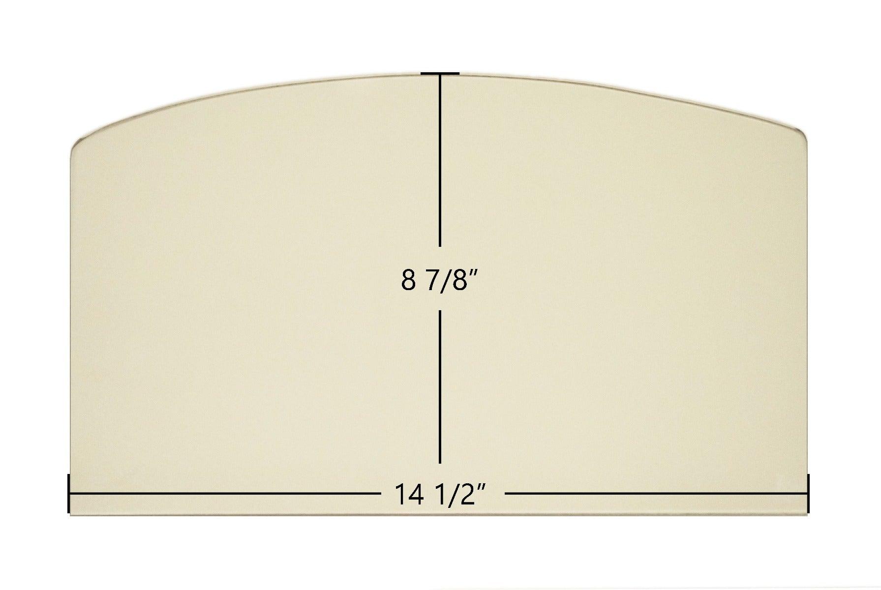 American Harvest 6039, 6041, 2000, 2500, 3000, APCI1406 Archtop Glass – 14 1/2" x 8 7/8" (Part #891131-2) - Total Hearth