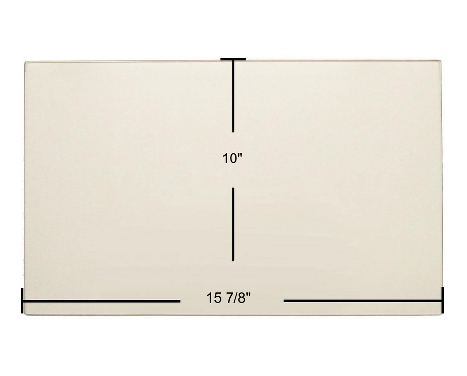 US Stove Pellet stove 5660 Center Glass (88161) 15 7/8" x 10") Ceramic glass