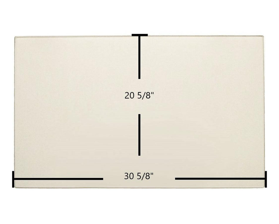 Valcourt Antoinette FP7B0 Ceramic Glass Panel (VA7051J) – 30 5/8" x 20 5/8" - Total Hearth