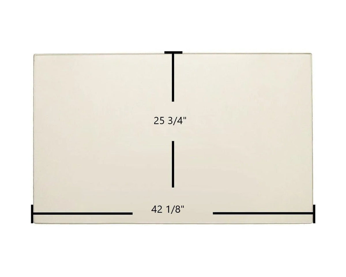 Valcourt Waterloo FP15 Ceramic Glass Panel (SE23066) – 42 1/8" x 25 3/4" - Total Hearth