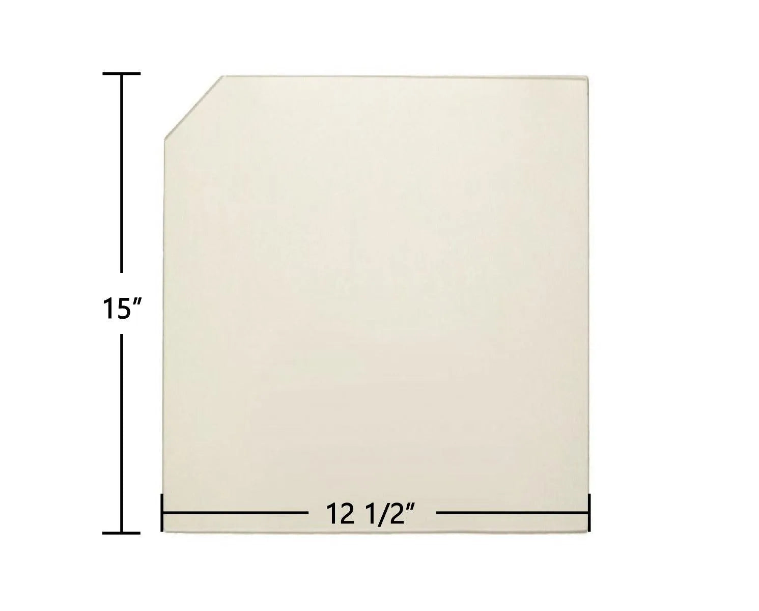 Vermont Castings Merrimack Glass Panel (12 1/2" x 15") | OEM High-Temp Replacement | Part #30004654 / 30004655 - Total Hearth