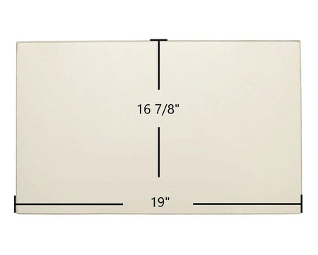 Vermont Castings Stardance / Dutchwest 2465, 2466 Glass Panel (19" x 16 7/8") | OEM High-Temp Replacement | Part #1601691 - Total Hearth