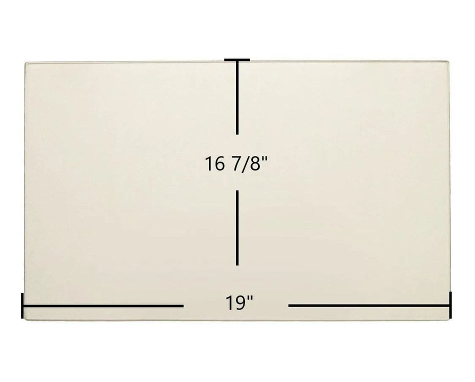 Vermont Castings Stardance / Dutchwest 2465, 2466 Glass Panel (19" x 16 7/8") | OEM High-Temp Replacement | Part #1601691 - Total Hearth