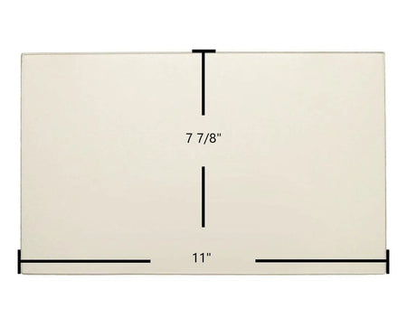 Weso Stove Glass Panel (11" x 7 7/8") | High-Temp Ceramic Replacement | USA-Made Wood Stove Glass - Total Hearth